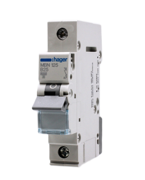 Hager MBN 125 LS-Schalter B25 / 6kA Sicherung Automat Leitungsschutzschalter 25A